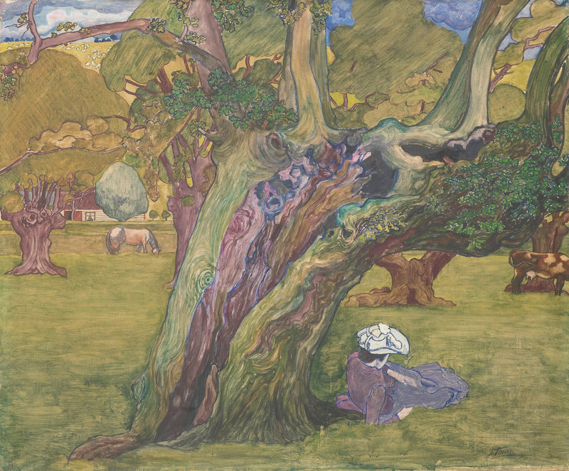 De oude eikenbomen van Surrey - Jan Toorop