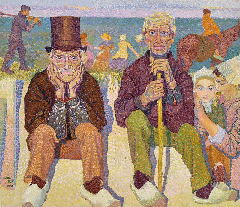 De oude mannen aan de rand van de zee - Jan Toorop