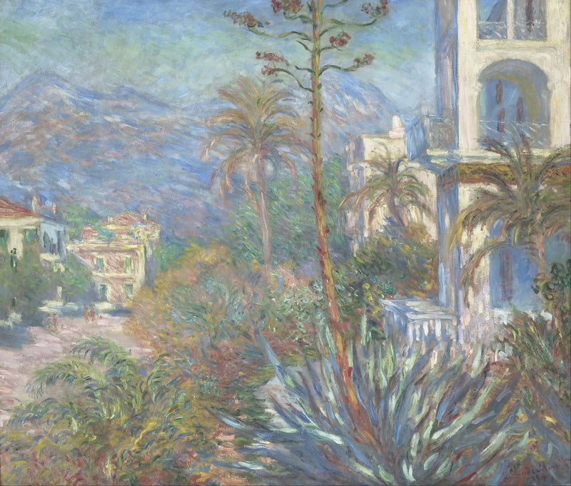 De Villa's in Bordighera - Claude Monet