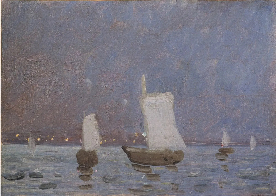 De zeilboten - Édouard Manet