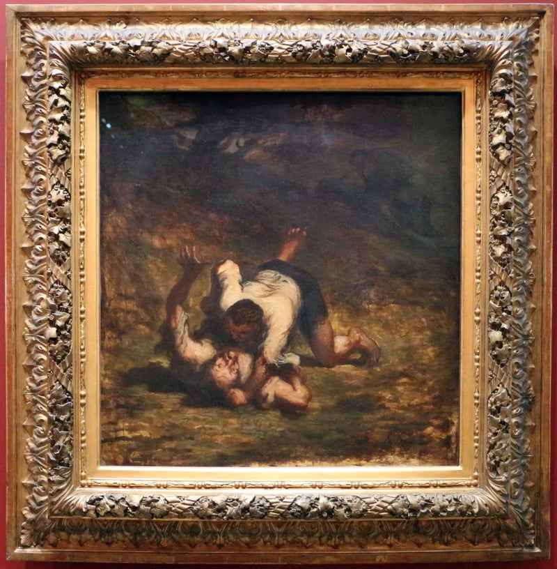 De dieven en de ezel - Honoré Daumier