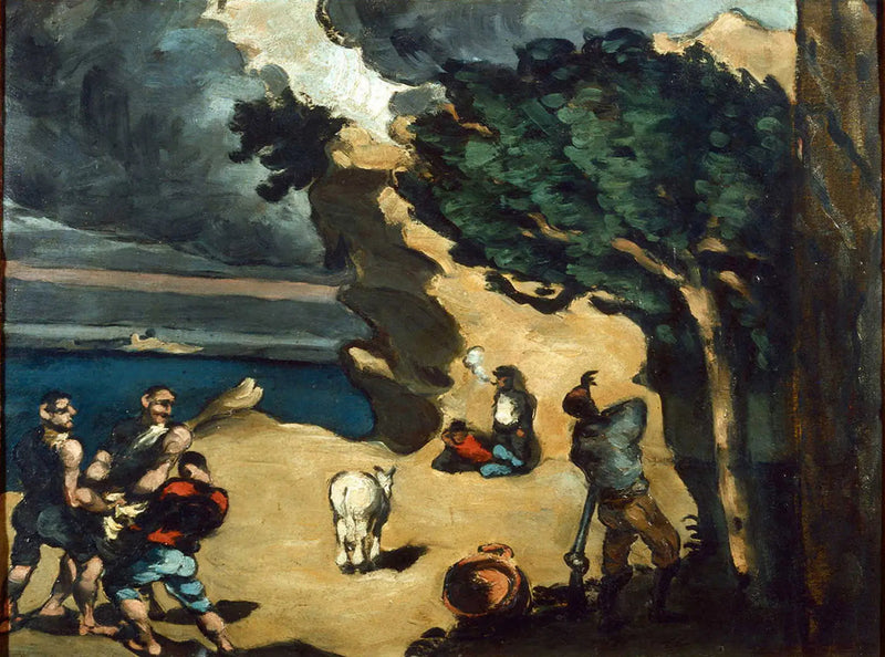 De Diefstal en de ezel - Paul Cézanne