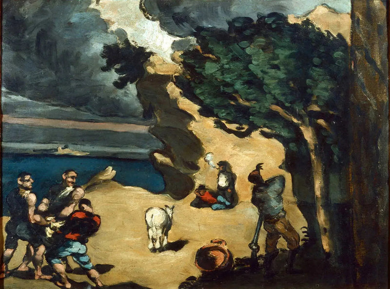 De Diefstal en de ezel - Paul Cézanne