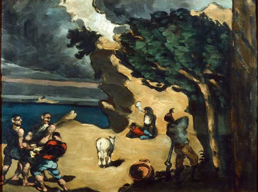 De Diefstal en de ezel - Paul Cézanne