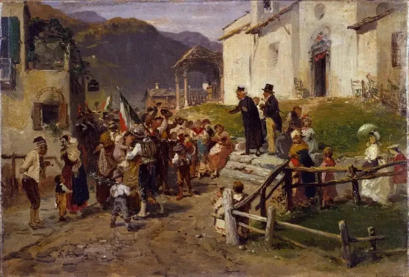 De vrijwilligers nemen afscheid - Gerolamo Induno

Source:
Les volontaires font leurs adieux - Gerolamo Induno