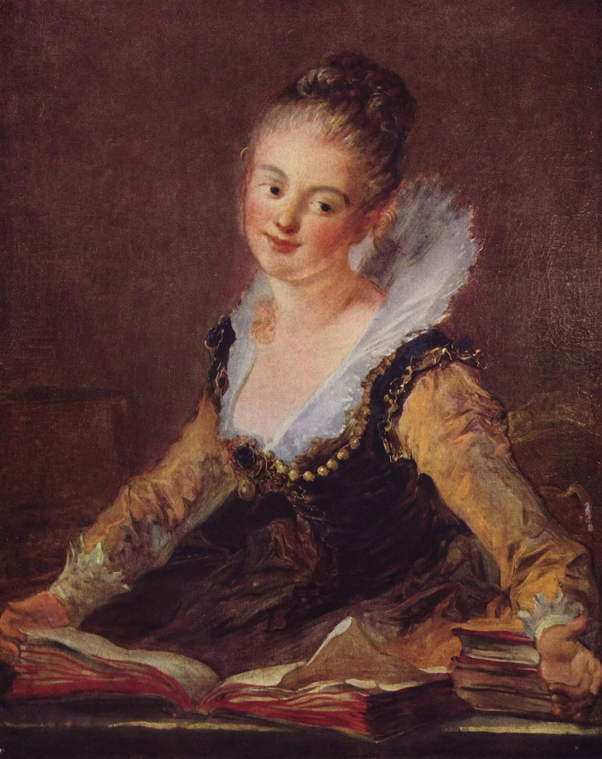 L’Étude - Jean-Honoré Fragonard - Alpha Reproduction