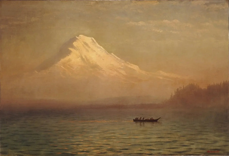 Zonsopgang op de berg Tacoma - Albert Bierstadt

Source:
Lever de soleil sur le mont Tacoma - Albert Bierstadt