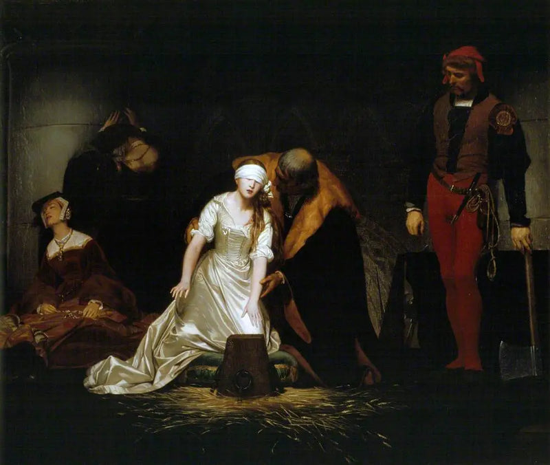 De uitvoering van Lady Jane Grey - Paul Delaroche

Source:
L'exécution de Lady Jane Grey - Paul Delaroche