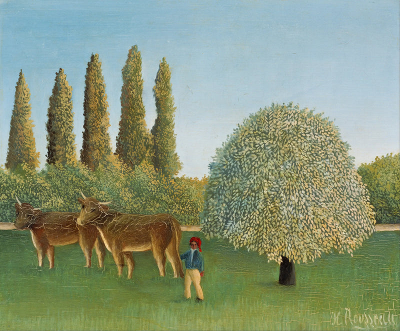 Het Grasland - Henri Rousseau