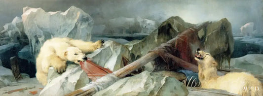 L'homme propose, Dieu dispose - Edwin Landseer - Reproductions de tableaux et peintures haut de gamme