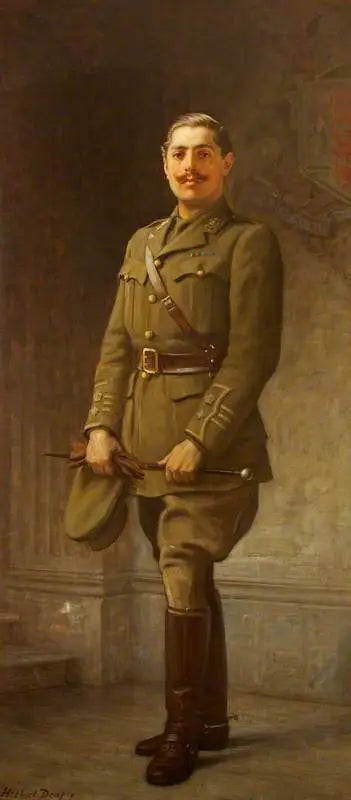 Luitenant-kolonel Ninian Crichton-Stewart (1883–1915) - Herbert Draper

Source:
Lieutenant-colonel Ninian Crichton-Stewart (1883–1915) - Herbert Draper
