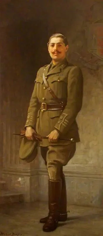 Luitenant-kolonel Ninian Crichton-Stewart (1883–1915) - Herbert Draper

Source:
Lieutenant-colonel Ninian Crichton-Stewart (1883–1915) - Herbert Draper
