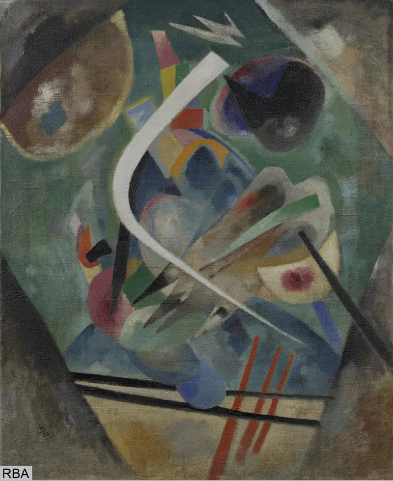 Witte lijn - Vassily Kandinsky