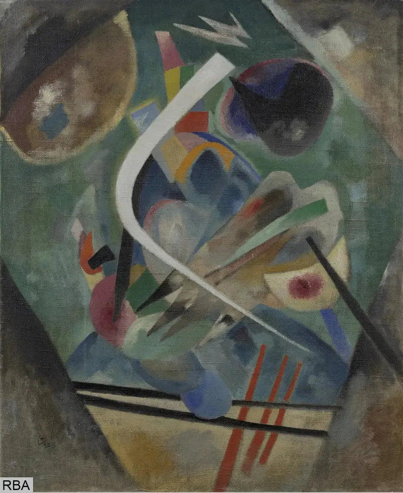 Witte lijn - Vassily Kandinsky