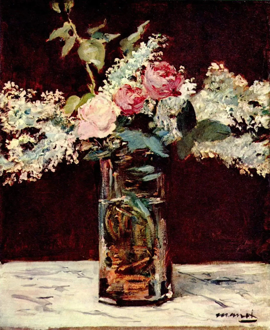 Lila en Rozen - Édouard Manet