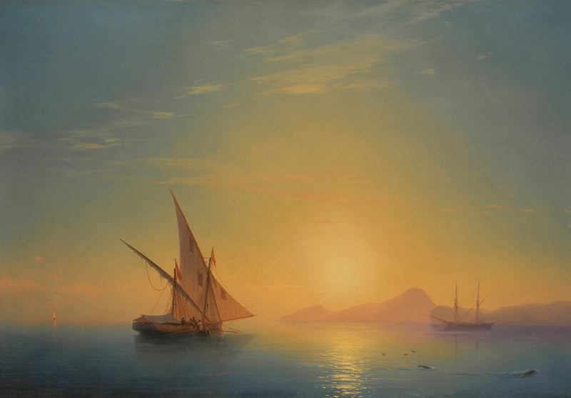 De eiland Ischia bij zonsondergang (Zonsondergang op Ischia) - Ivan Aïvazovski

Source:
L'île d'Ischia au coucher du soleil (Coucher de soleil sur Ischia) - Ivan Aïvazovski