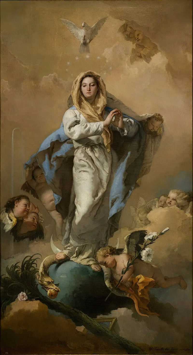 De Onbevlekte Ontvangenis - Giovanni Battista Tiepolo