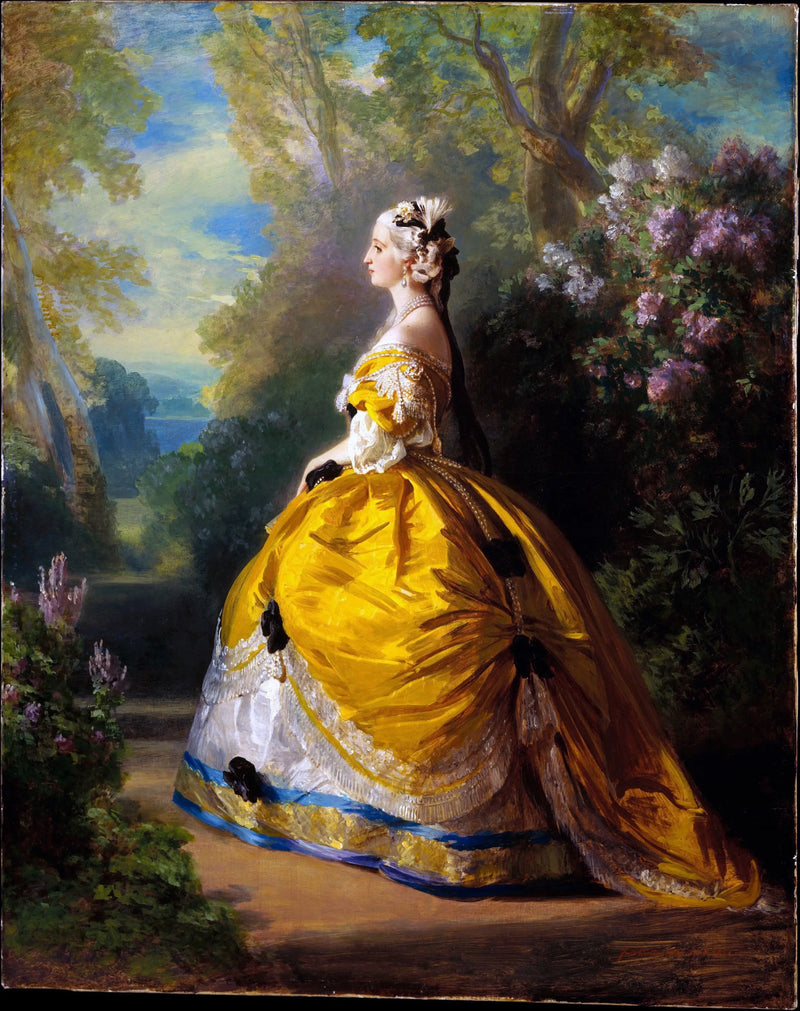De keizerin Eugénie in de stijl van Marie-Antoinette - Franz Xaver Winterhalter

Source:
L'impératrice Eugénie à la Marie-Antoinette - Franz Xaver Winterhalter
