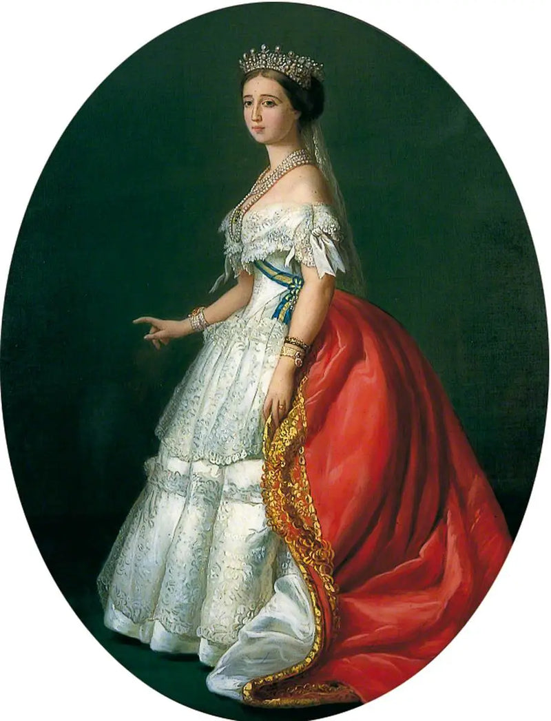 De keizerin Eugénie - Franz Xaver Winterhalter

Source:
L'impératrice Eugénie - Franz Xaver Winterhalter