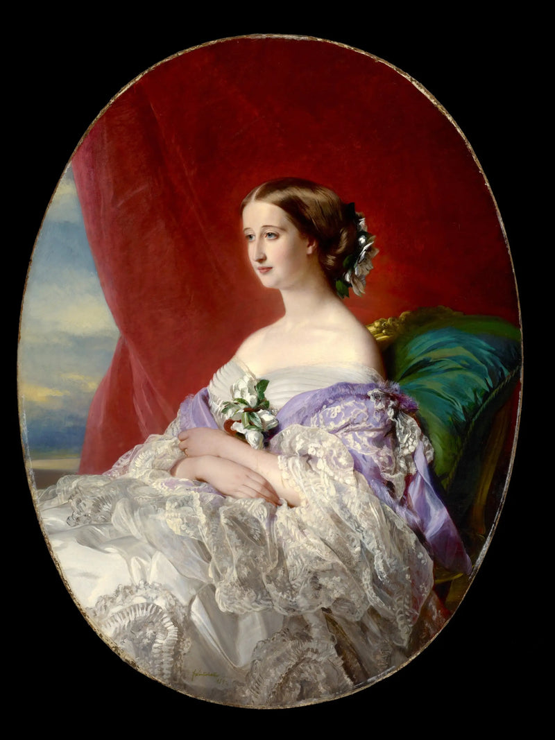 De Keizerin Eugénie - Franz Xaver Winterhalter

Source:
L'Impératrice Eugénie - Franz Xaver Winterhalter