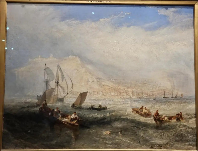 Lijnvissen, bij Hastings - J. M. W. Turner