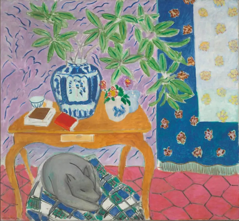 Het Interieur met Hond - Henri Matisse