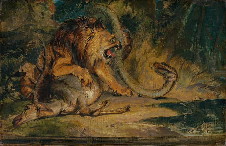 Leeuw die zijn prooi verdedigt - Edwin Henry Landseer

Source:
Lion défendant sa proie - Edwin Henry Landseer