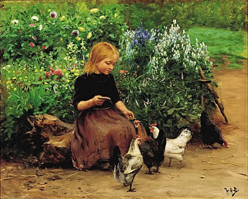 Reproductie van een klassieke olieverfschilderij - Alpha Reproductie

Source:
Lise nourrit les poules. - H. A. Brendekilde