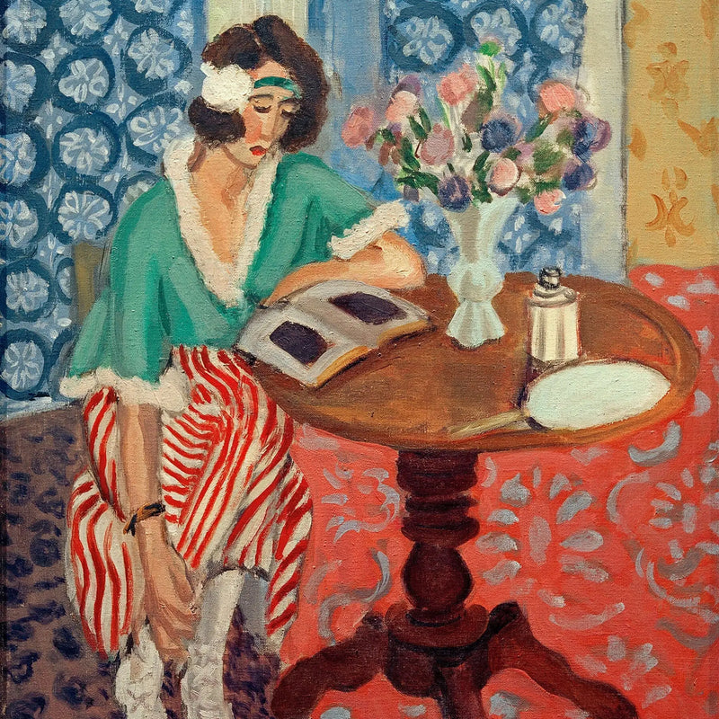 Leestafel met lamp - Henri Matisse