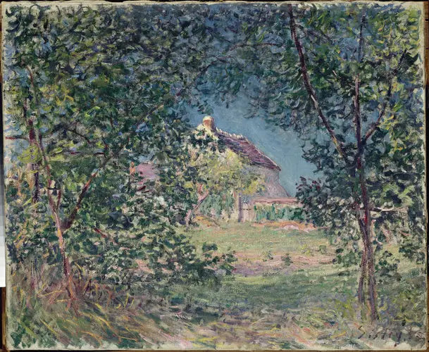 Bosrand in de lente - Alfred Sisley