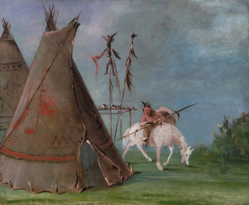 Comanche Lodge van Buffelhuiden - George Catlin

Source:
Loge Comanche des Peaux de Buffle - George Catlin