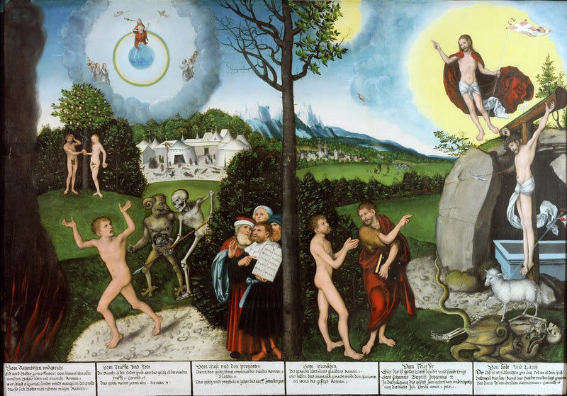 Loi en Evangelie - Lucas Cranach de Oudere