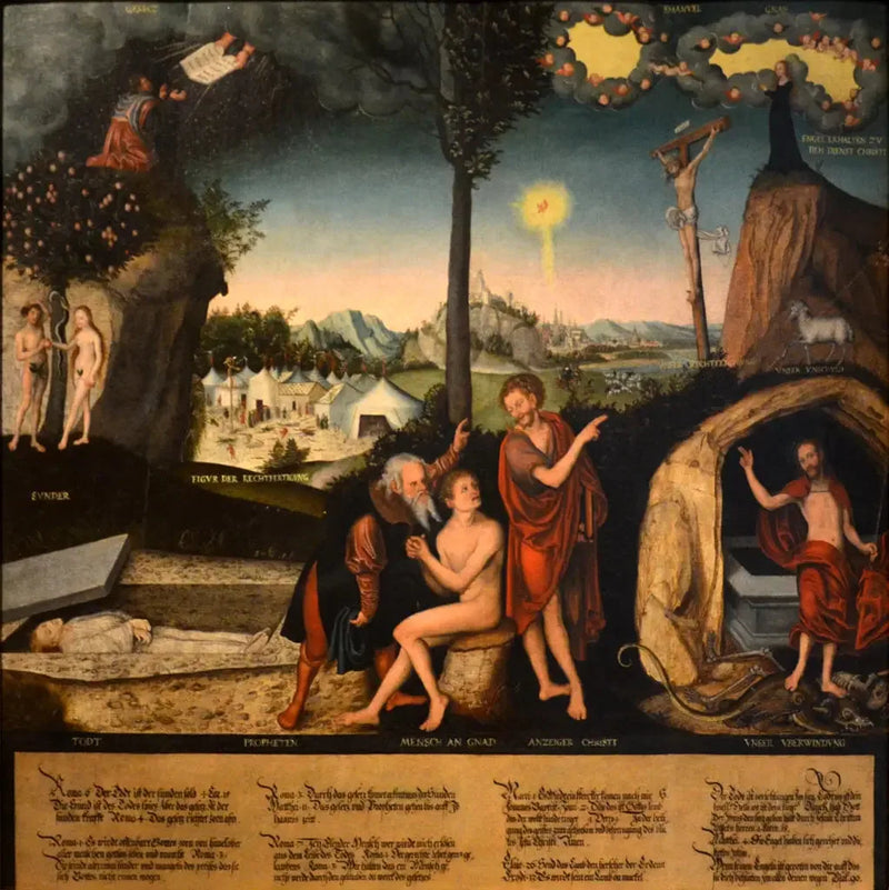 Loi en Evangelie - Lucas Cranach de Oudere