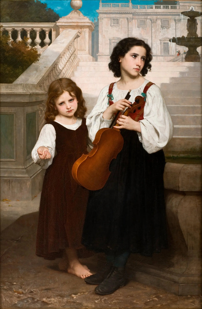 Ver weg van het land - Bouguereau
