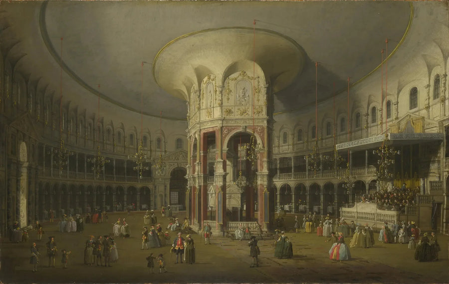 Londen: Het interieur van La Rotonde de Ranelagh - Canaletto

Source:
Londres : L'intérieur de La Rotonde de Ranelagh - Canaletto