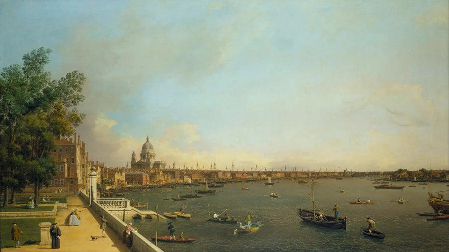 Londen: de Theems vanaf Somerset House Terrace naar de City - Canaletto

Source:
Londres : la Tamise de Somerset House Terrace vers la City - Canaletto