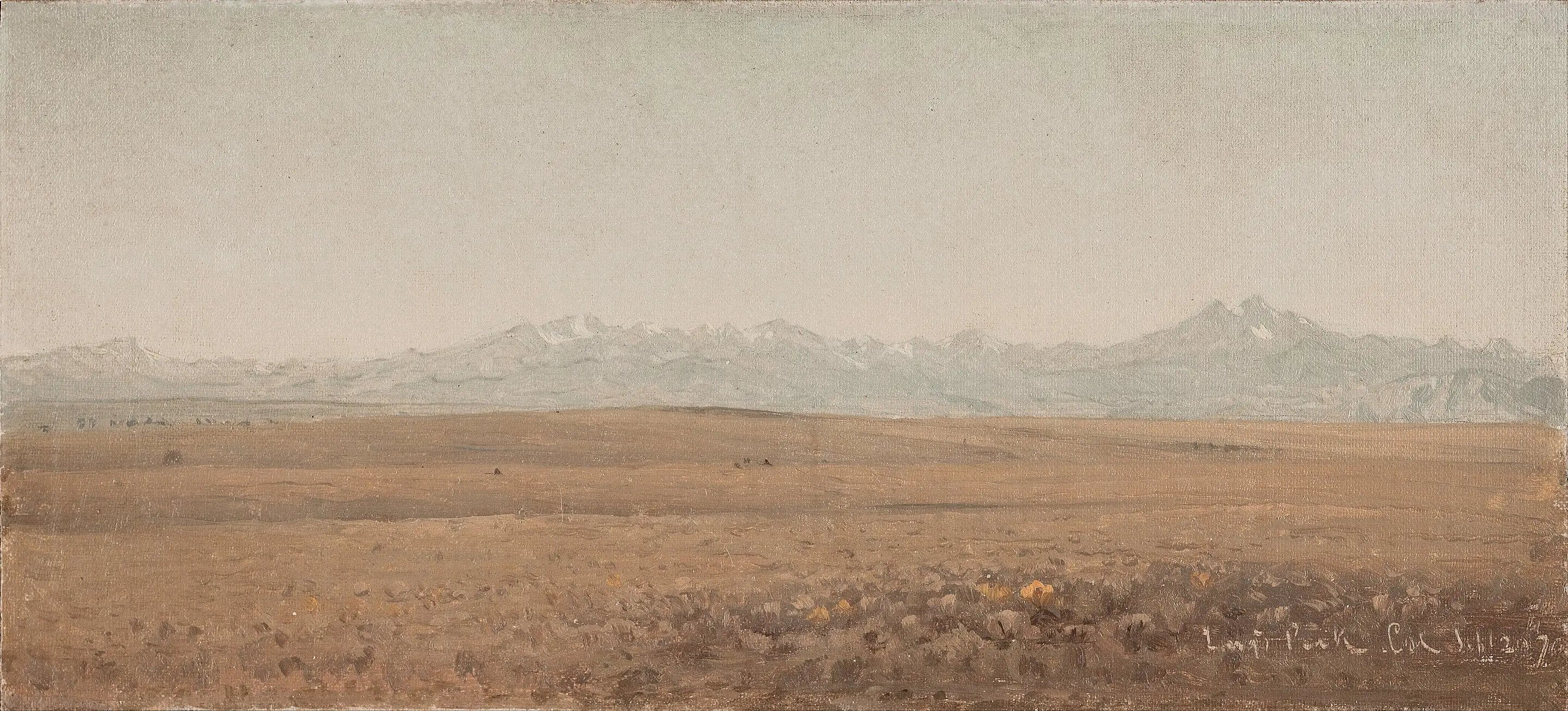 Longs Peak, Colorado - Sanford Robinson Gifford image 1 reproduction de peinture à l’huile