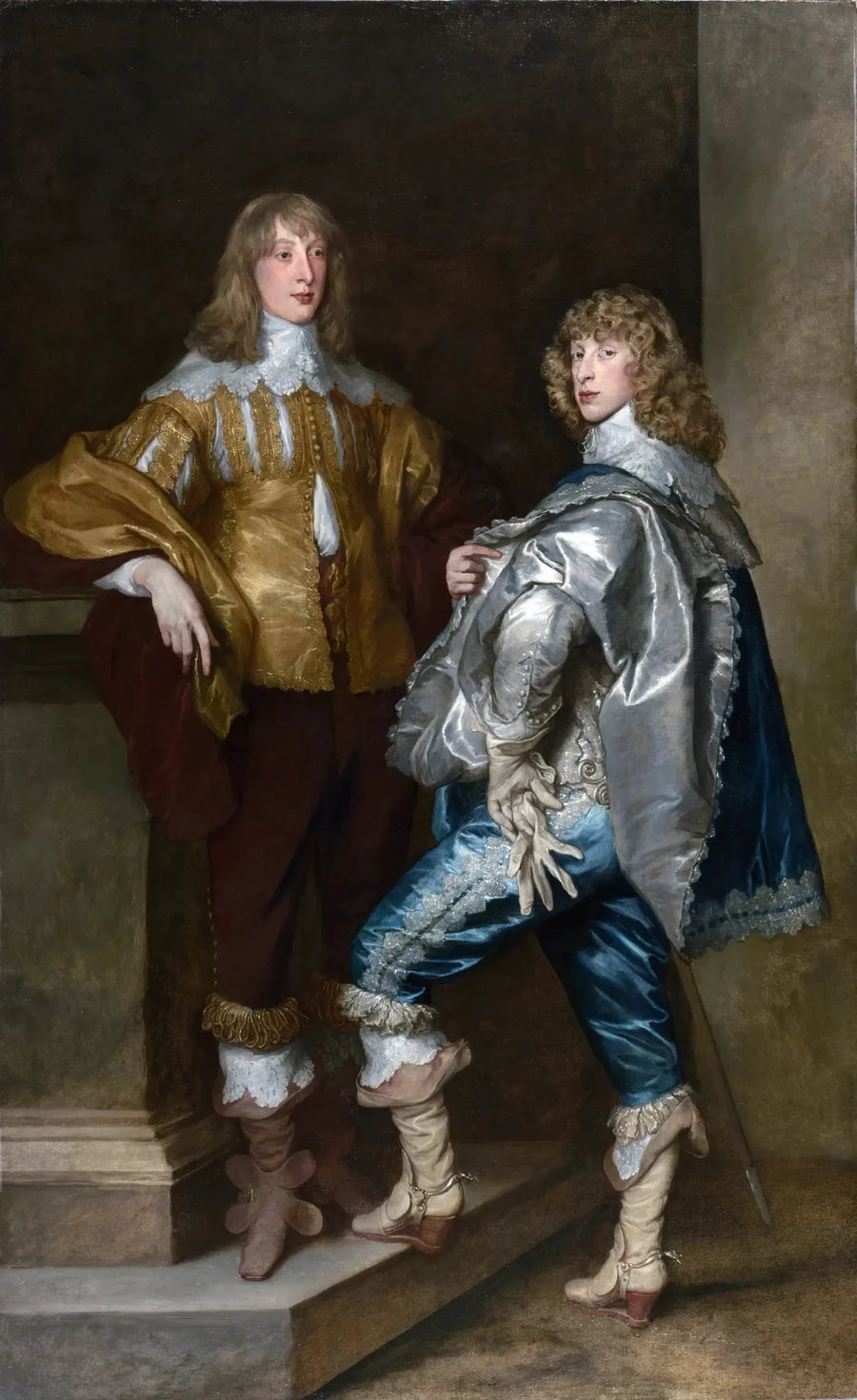 Lord John Stuart en zijn broer, Lord Bernard Stuart - Antoine van Dyck

Source:
Lord John Stuart et son frère, Lord Bernard Stuart - Antoine van Dyck