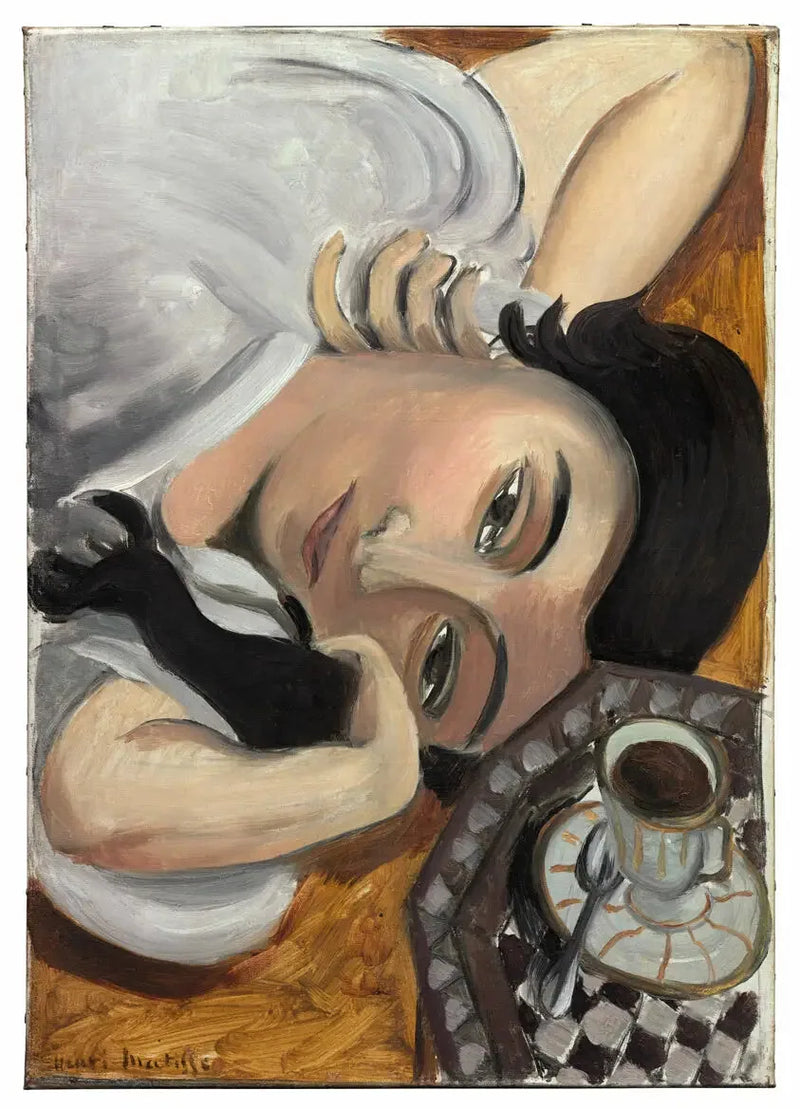 Lorette met de koffiekop - Henri Matisse
