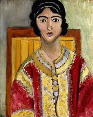 Lorette in de rode jas - Henri Matisse