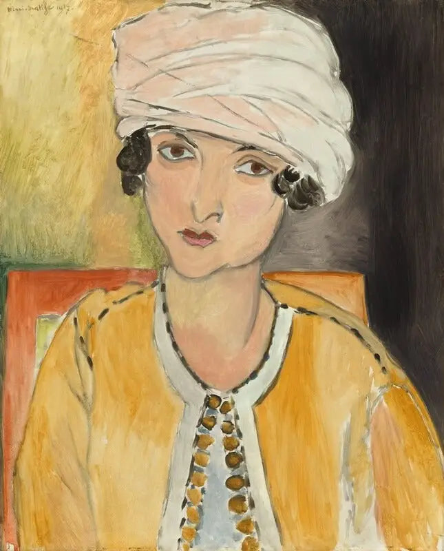 Lorette met turban, gele jas - Henri Matisse