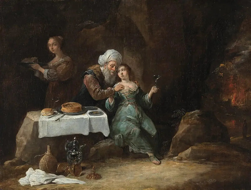 Lot dronken door zijn dochters (Genesis 19:33) - David Teniers de Jonge

Source:
Lot enivré par ses filles (Genèse 19:33) - David Teniers le Jeune