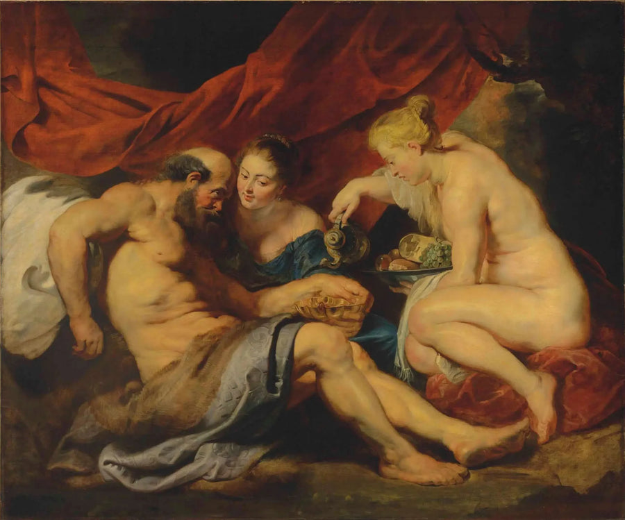 Lot en zijn dochters - Peter Paul Rubens