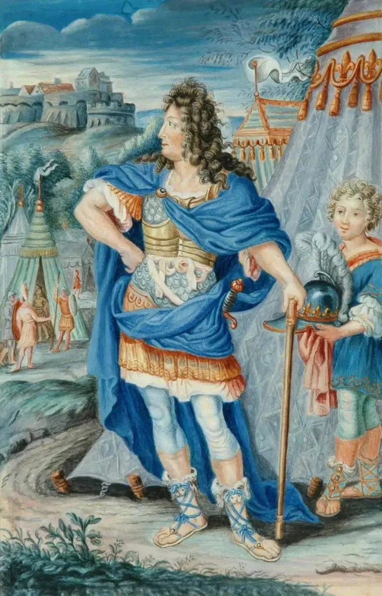 Lodewijk XIV en Romeinse keizer - Pierre Mignard