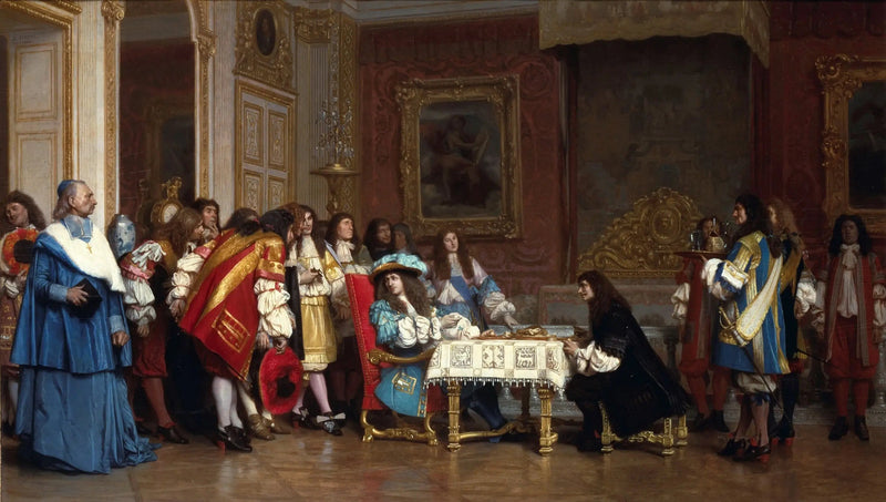 Lodewijk XIV en Molière - Jean-Léon Gérôme
