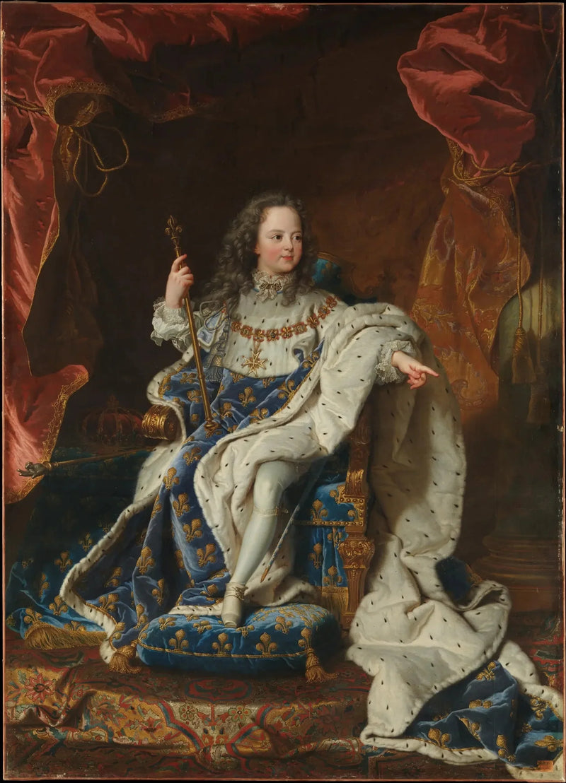 Lodewijk XV van Frankrijk, kind - Hyacinthe Rigaud