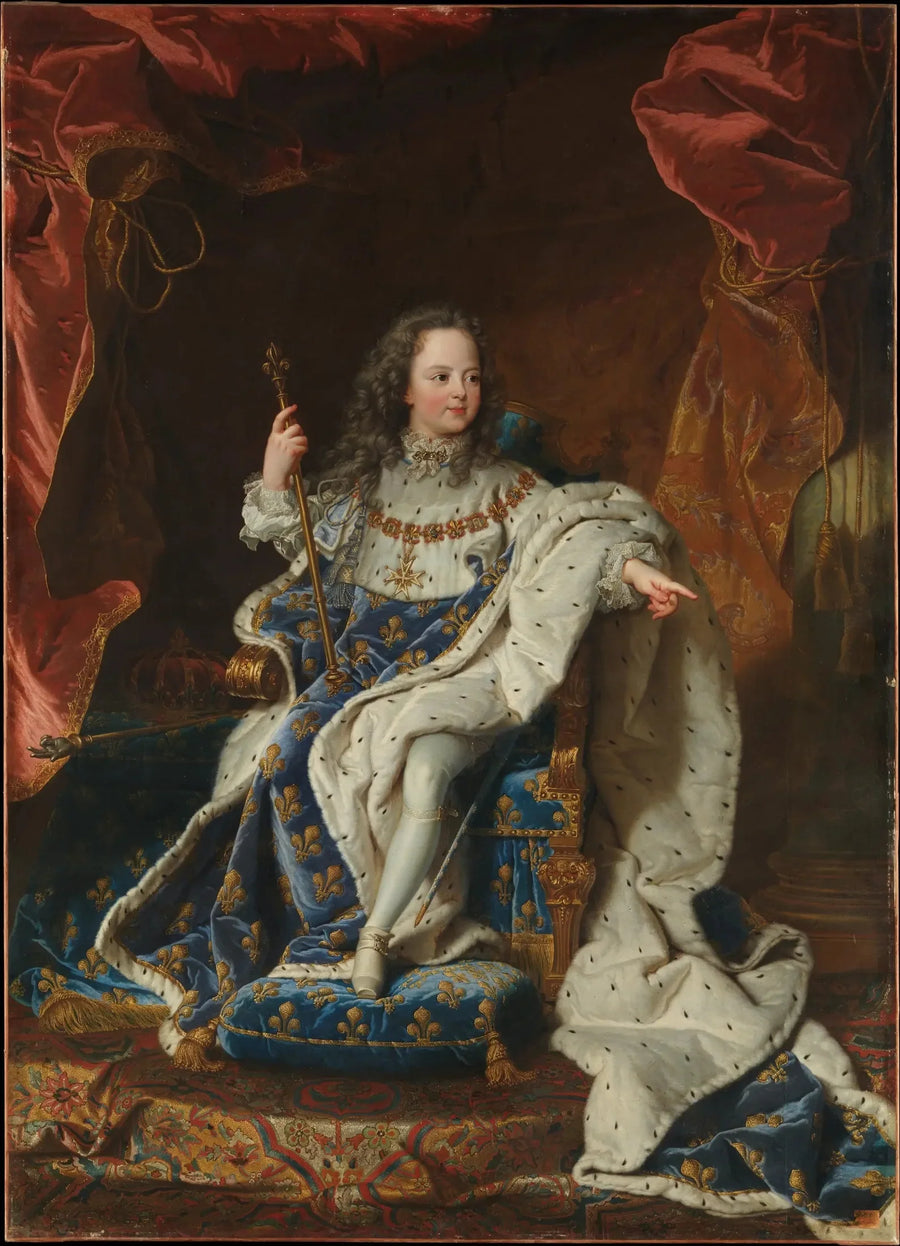 Lodewijk XV van Frankrijk, kind - Hyacinthe Rigaud
