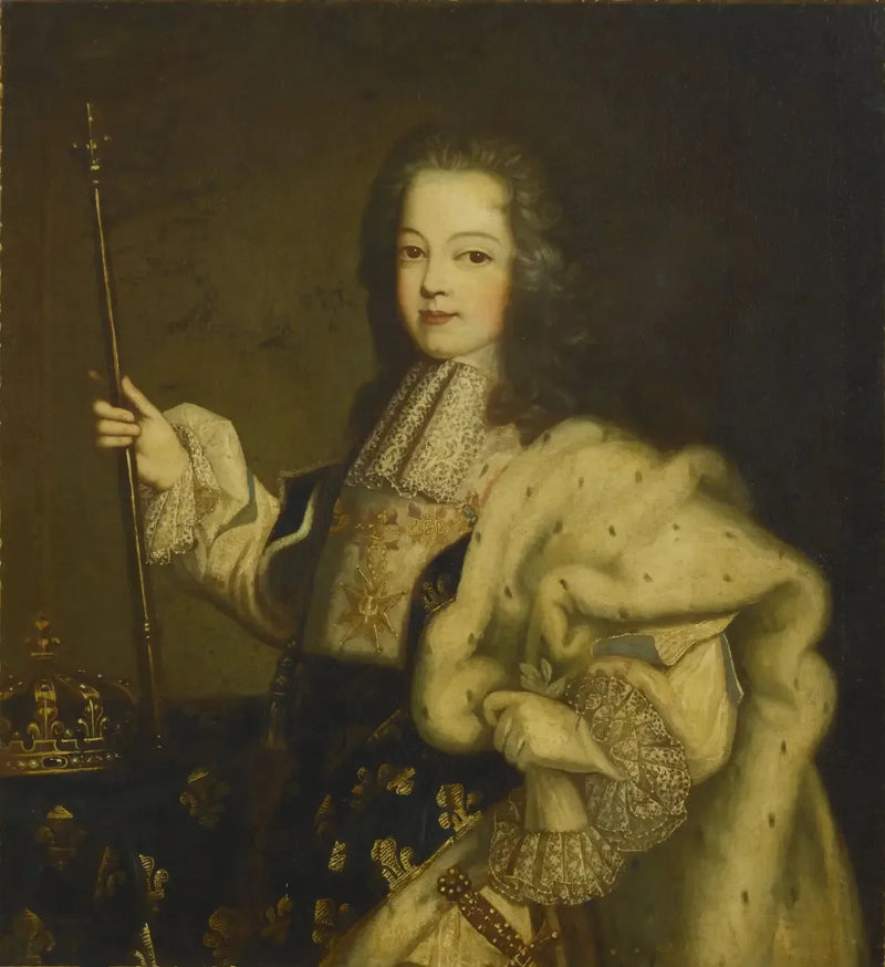 Lodewijk XV, koning van Frankrijk (1710-1774) - Hyacinthe Rigaud
