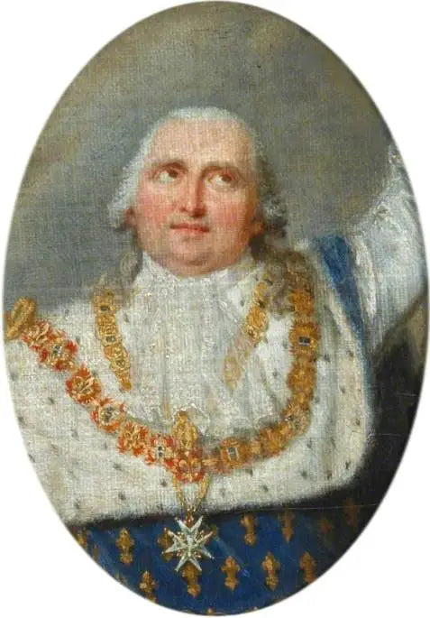 Louis XVIII (1755-1824), ontvangt de kroon van Hendrik IV - François Gérard

Source:
Louis XVIII (1755-1824), recevant la couronne d'Henri IV - François Gérard