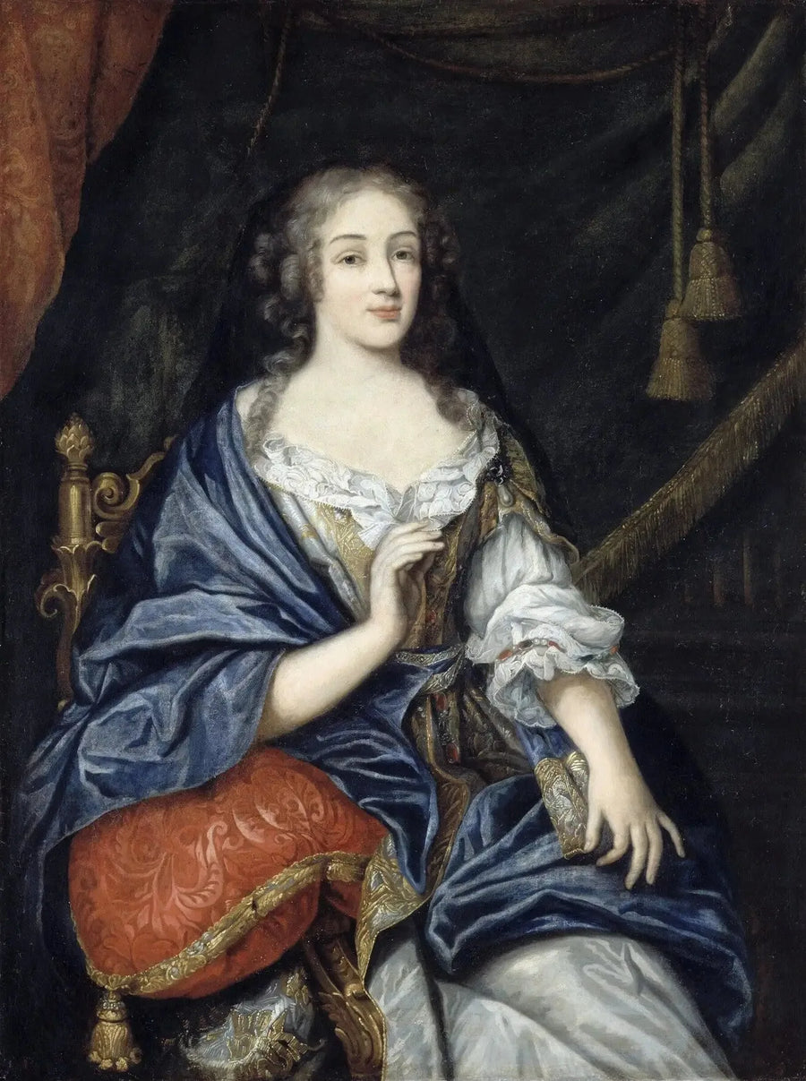 Louise-Françoise de la Baume Le Blanc, Mademoiselle de la Vallière, hertogin van Vaujours (1644-1710) - Jean Nocret